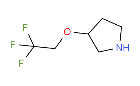 CAS No. 1247463-30-4, 3-(2,2,2-Trifluoroethoxy)pyrrolidine