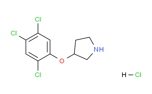 CAS No. 1220028-52-3, 3-(2,4,5-Trichlorophenoxy)pyrrolidine hydrochloride