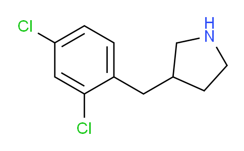 CAS No. 1268011-58-0, 3-(2,4-Dichlorobenzyl)pyrrolidine