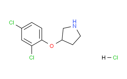 CAS No. 1185298-23-0, 3-(2,4-Dichlorophenoxy)pyrrolidine hydrochloride