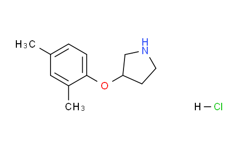 CAS No. 1228070-84-5, 3-(2,4-Dimethylphenoxy)pyrrolidine hydrochloride