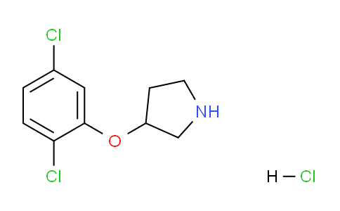 CAS No. 1707365-23-8, 3-(2,5-Dichlorophenoxy)pyrrolidine hydrochloride