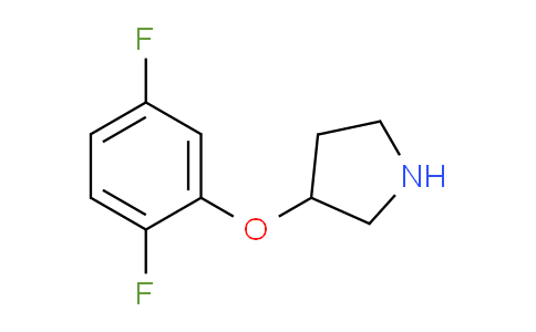 CAS No. 946727-17-9, 3-(2,5-Difluorophenoxy)pyrrolidine