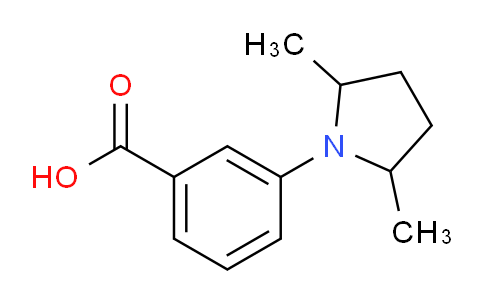 CAS No. 946676-66-0, 3-(2,5-Dimethyl-pyrrolidin-1-yl)-benzoic acid