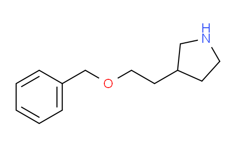 CAS No. 1220035-71-1, 3-(2-(Benzyloxy)ethyl)pyrrolidine