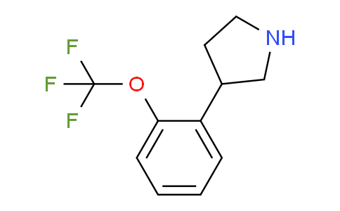 CAS No. 1227467-17-5, 3-(2-(Trifluoromethoxy)phenyl)pyrrolidine