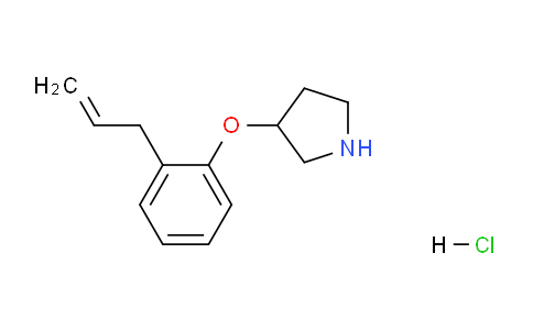 CAS No. 1185298-58-1, 3-(2-Allylphenoxy)pyrrolidine hydrochloride