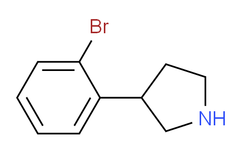 CAS No. 1203686-38-7, 3-(2-Bromophenyl)pyrrolidine