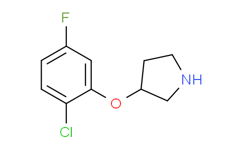 CAS No. 946682-00-4, 3-(2-Chloro-5-fluorophenoxy)pyrrolidine