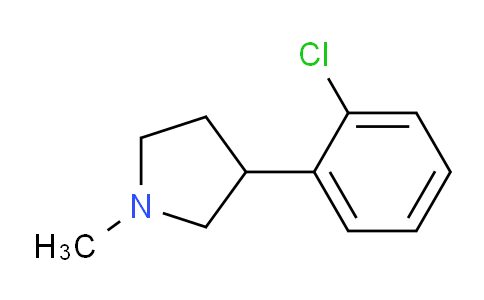 CAS No. 91131-01-0, 3-(2-Chlorophenyl)-1-methylpyrrolidine