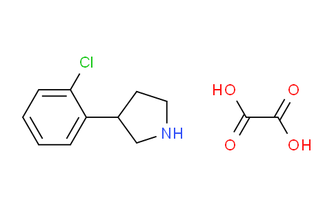 CAS No. 1217062-15-1, 3-(2-Chlorophenyl)pyrrolidine oxalate
