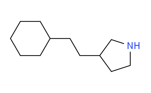 CAS No. 1220035-66-4, 3-(2-Cyclohexylethyl)pyrrolidine