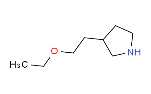 CAS No. 1220038-50-5, 3-(2-Ethoxyethyl)pyrrolidine