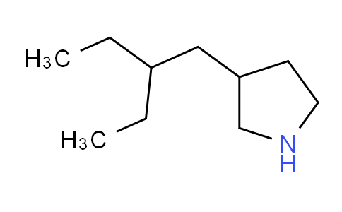 CAS No. 1219960-37-8, 3-(2-Ethylbutyl)pyrrolidine