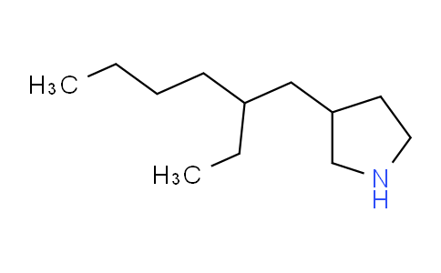 CAS No. 1220019-23-7, 3-(2-Ethylhexyl)pyrrolidine