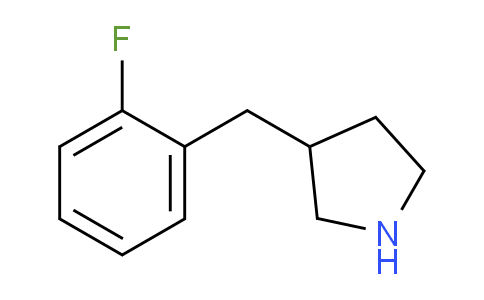CAS No. 768341-24-8, 3-(2-Fluorobenzyl)pyrrolidine