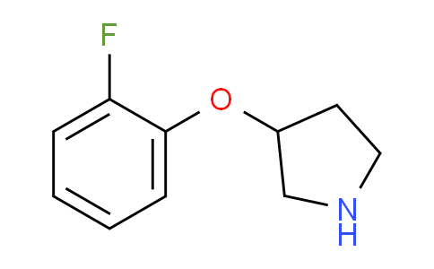 CAS No. 946681-67-0, 3-(2-Fluorophenoxy)pyrrolidine