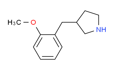 CAS No. 191800-50-7, 3-(2-Methoxybenzyl)pyrrolidine