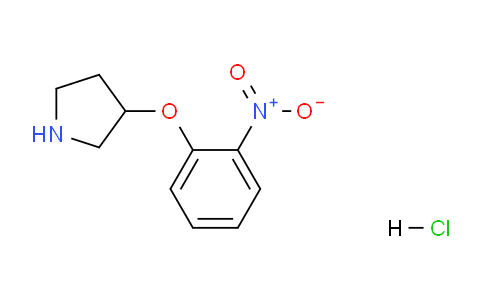 CAS No. 1220020-09-6, 3-(2-Nitrophenoxy)pyrrolidine hydrochloride