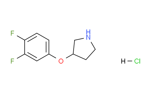 CAS No. 1184994-85-1, 3-(3,4-Difluorophenoxy)pyrrolidine hydrochloride