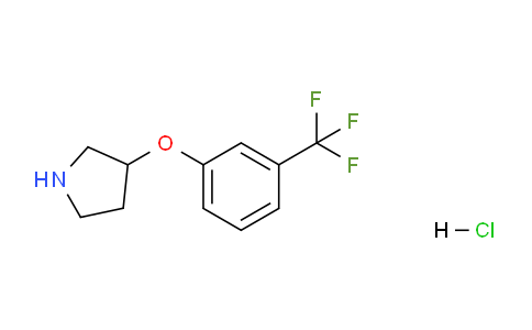 CAS No. 21767-16-8, 3-(3-(Trifluoromethyl)phenoxy)pyrrolidine hydrochloride