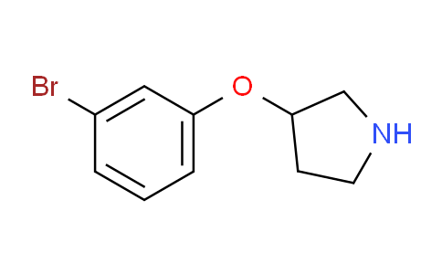 CAS No. 946681-75-0, 3-(3-Bromophenoxy)pyrrolidine
