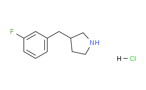 CAS No. 1203682-96-5, 3-(3-Fluorobenzyl)pyrrolidine hydrochloride