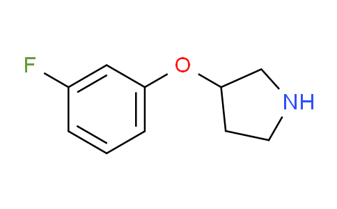 CAS No. 871587-68-7, 3-(3-Fluorophenoxy)pyrrolidine
