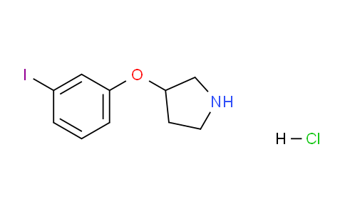 CAS No. 1185302-06-0, 3-(3-Iodophenoxy)pyrrolidine hydrochloride
