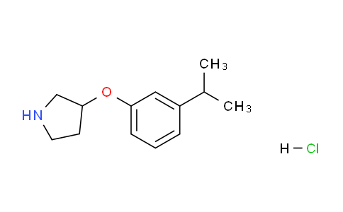 CAS No. 1449117-55-8, 3-(3-Isopropylphenoxy)pyrrolidine hydrochloride