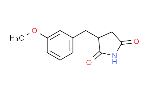 CAS No. 1267618-58-5, 3-(3-Methoxybenzyl)pyrrolidine-2,5-dione