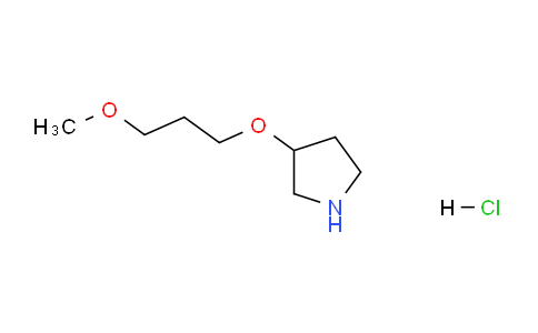 CAS No. 1220017-87-7, 3-(3-Methoxypropoxy)pyrrolidine hydrochloride