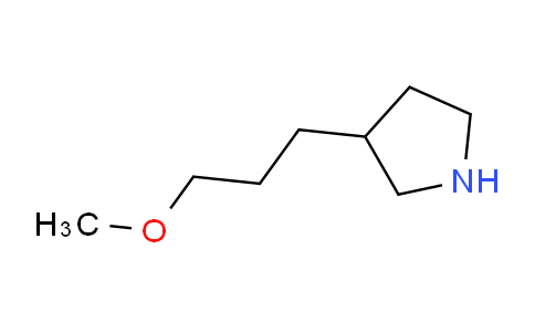 CAS No. 1220030-88-5, 3-(3-Methoxypropyl)pyrrolidine