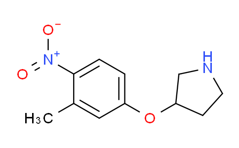 CAS No. 946760-47-0, 3-(3-Methyl-4-nitrophenoxy)pyrrolidine