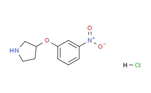 CAS No. 1425040-08-9, 3-(3-Nitrophenoxy)pyrrolidine hydrochloride