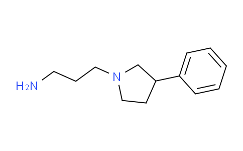 CAS No. 924845-33-0, 3-(3-Phenylpyrrolidin-1-yl)propan-1-amine