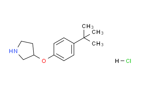CAS No. 1185297-35-1, 3-(4-(tert-Butyl)phenoxy)pyrrolidine hydrochloride
