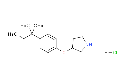 CAS No. 1219982-42-9, 3-(4-(tert-Pentyl)phenoxy)pyrrolidine hydrochloride