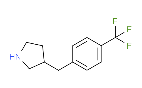 CAS No. 957998-84-4, 3-(4-(Trifluoromethyl)benzyl)pyrrolidine