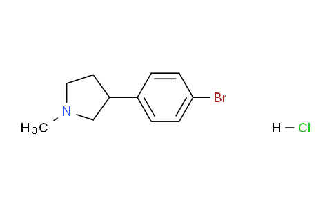 CAS No. 2044705-04-4, 3-(4-Bromophenyl)-1-methylpyrrolidine hydrochloride