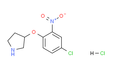 CAS No. 1219976-20-1, 3-(4-Chloro-2-nitrophenoxy)pyrrolidine hydrochloride