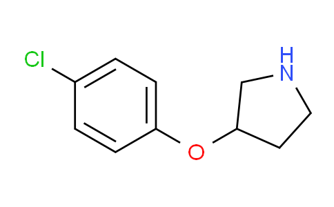 CAS No. 28491-02-3, 3-(4-Chlorophenoxy)pyrrolidine