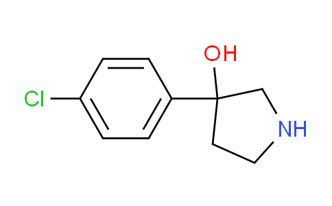 CAS No. 154956-79-3, 3-(4-Chlorophenyl)pyrrolidin-3-ol