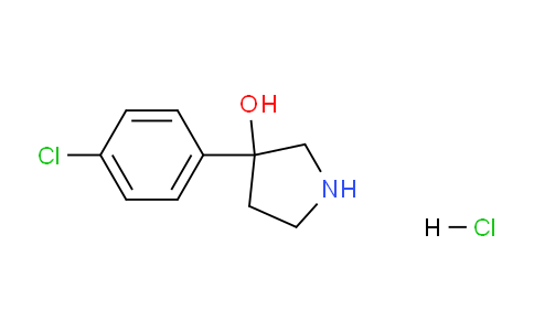 CAS No. 67466-40-4, 3-(4-Chlorophenyl)pyrrolidin-3-ol hydrochloride