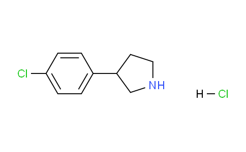 CAS No. 1095545-18-8, 3-(4-Chlorophenyl)pyrrolidine hydrochloride