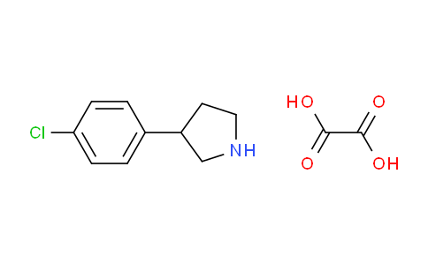 CAS No. 1188263-78-6, 3-(4-Chlorophenyl)pyrrolidine oxalate