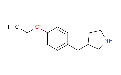 CAS No. 1219977-27-1, 3-(4-Ethoxybenzyl)pyrrolidine