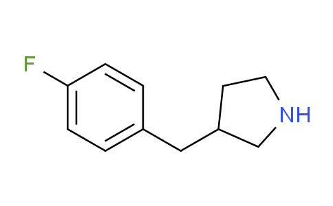 CAS No. 193220-17-6, 3-(4-Fluorobenzyl)pyrrolidine