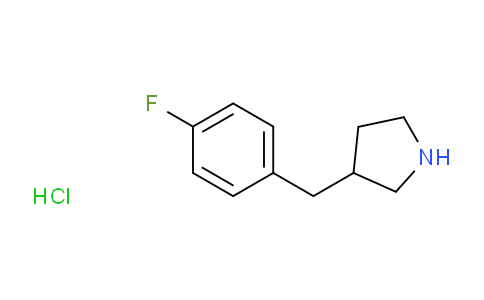 CAS No. 1003561-95-2, 3-(4-Fluorobenzyl)pyrrolidine hydrochloride
