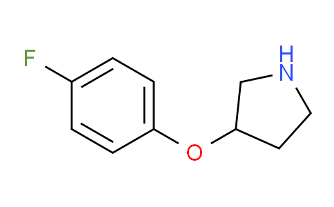 CAS No. 524045-02-1, 3-(4-Fluorophenoxy)pyrrolidine